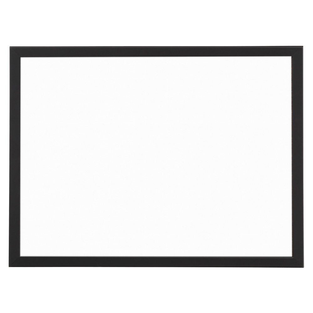 Realspace Magnetic Dry-Erase Whiteboard, 18in x 24in, Black Finish Frame (Min Order Qty 7) MPN:KK0336