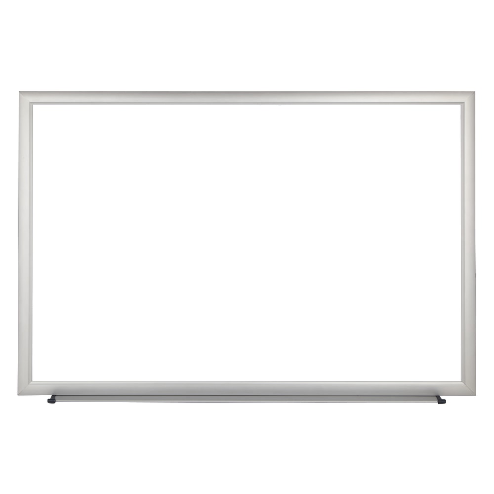 Realspace Magnetic Dry-Erase Whiteboard, 36in x 48in, Aluminum Frame With Silver Finish (Min Order Qty 2) MPN:KK0466