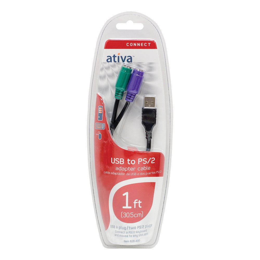Ativa PS/2 To USB Adapter (Min Order Qty 6) MPN:26836