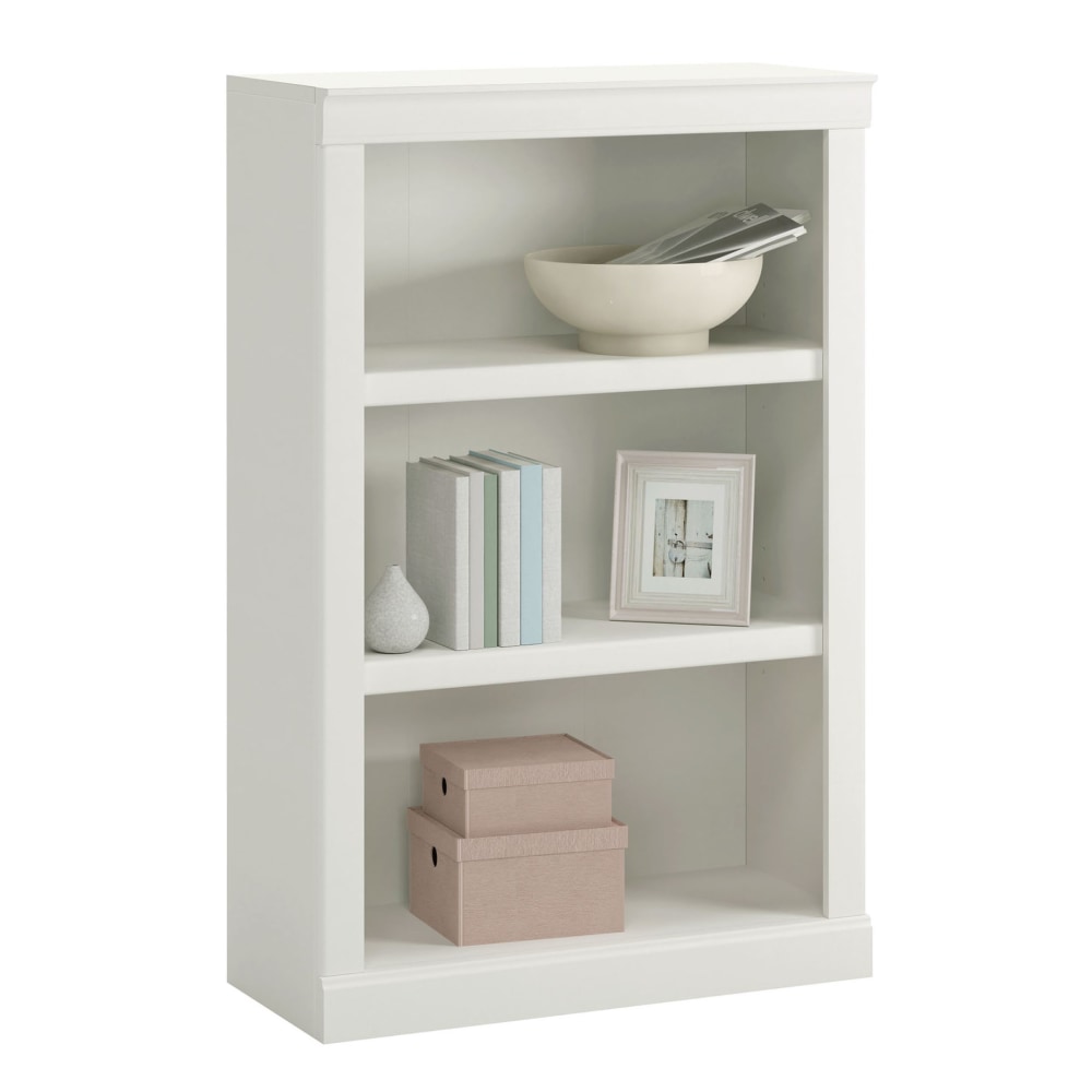 Realspace 45inH 3-Shelf Bookcase, Arctic White MPN:427534