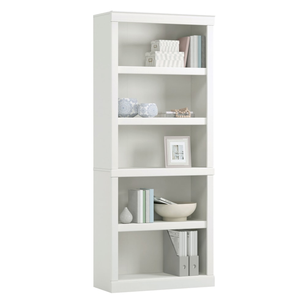 Realspace 72inH 5-Shelf Bookcase, Arctic White MPN:427539