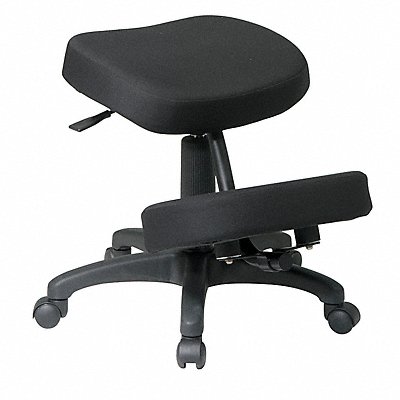 Knee Chair Fabric Black 18-23 Seat Ht MPN:KCM1425