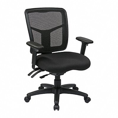 Desk Chair Fabric Black 18 to 22 Seat MPN:92343-30