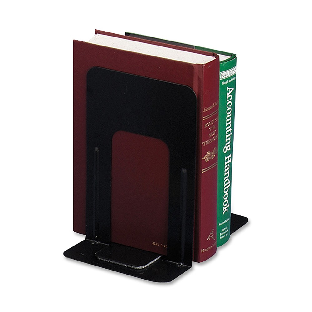 OIC Non-Skid Bookends, 9inH, Black (Min Order Qty 6) MPN:93051