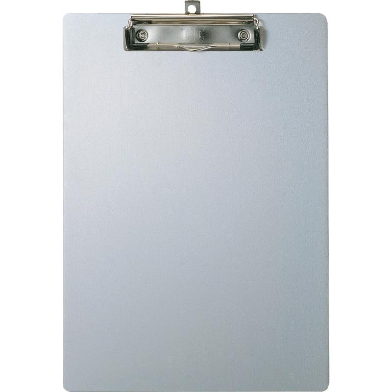 Officemate Aluminum Clipboard - 8 1/2in x 11in - Aluminum - Silver - 1 Each (Min Order Qty 4) MPN:83211