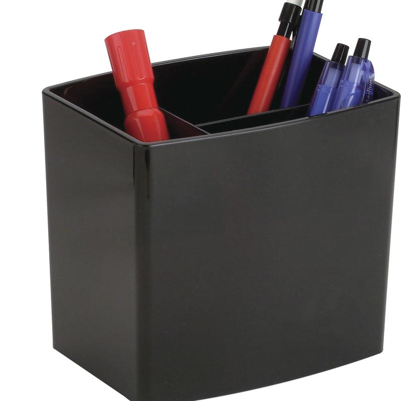 OIC 2200 Series Large Pencil Cup, Black (Min Order Qty 5) MPN:22292