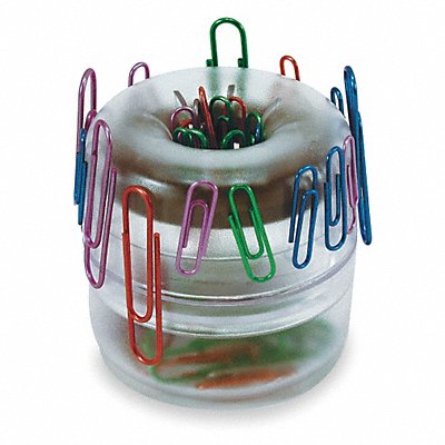 Paper Clip Dispenser Clear Plastic MPN:93695