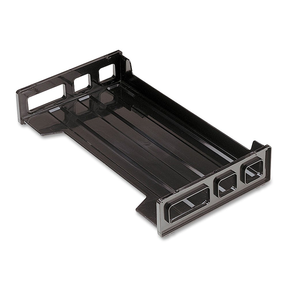 OIC Side-Loading Stackable Desk Tray, Legal Size, Black (Min Order Qty 8) MPN:21102