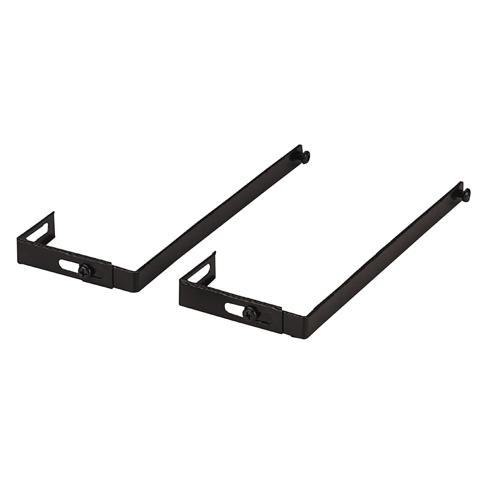 OIC Adjustable Partition Hangers, Black, Pack Of 2 (Min Order Qty 5) MPN:21460