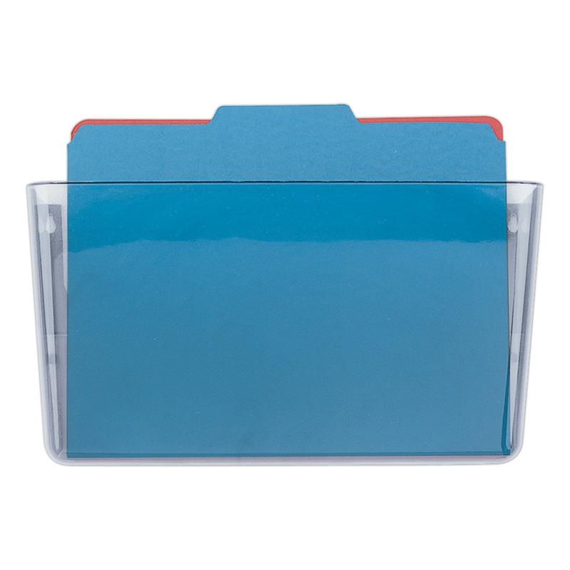 OIC Single Pocket Wall Files, Letter Size, Clear (Min Order Qty 7) MPN:21434