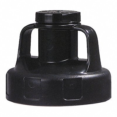 G3512 Utility Lid w/2 In Outlet HDPE Black MPN:100201