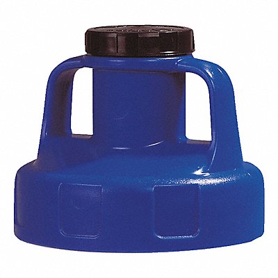 G3512 Utility Lid w/2 In Outlet HDPE Blue MPN:100202