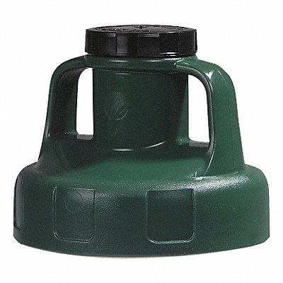 G3512 Utility Lid w/2 In Outlet HDPE Dk Green MPN:100203