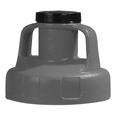 G3512 Utility Lid w/2 In Outlet HDPE Gray MPN:100204