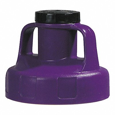 G3512 Utility Lid w/2 In Outlet HDPE Purple MPN:100207