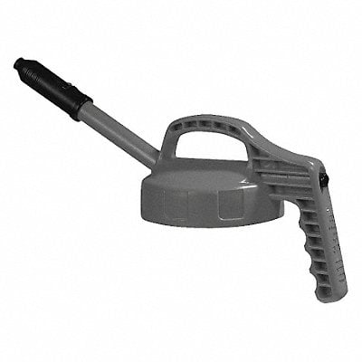 G3513 Stretch Spout Lid w/0.5 In Outlet Gray MPN:100304