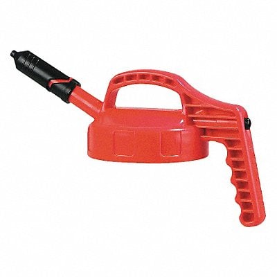 G3514 Mini Spout Lid w/0.27 In Outlet HDPE Red MPN:100408