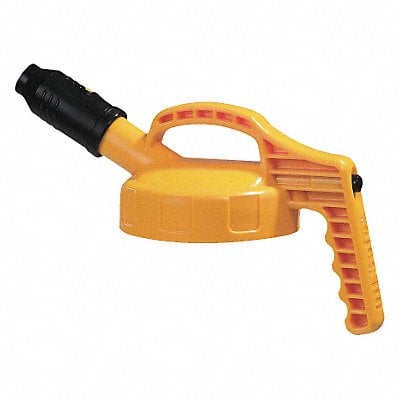 G3515 Stumpy Spout Lid w/1 In Outlet Yellow MPN:100509