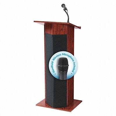 Pwr Plus Wireless Sound Lectern Mahogany MPN:111PLS-MY/LWM-5