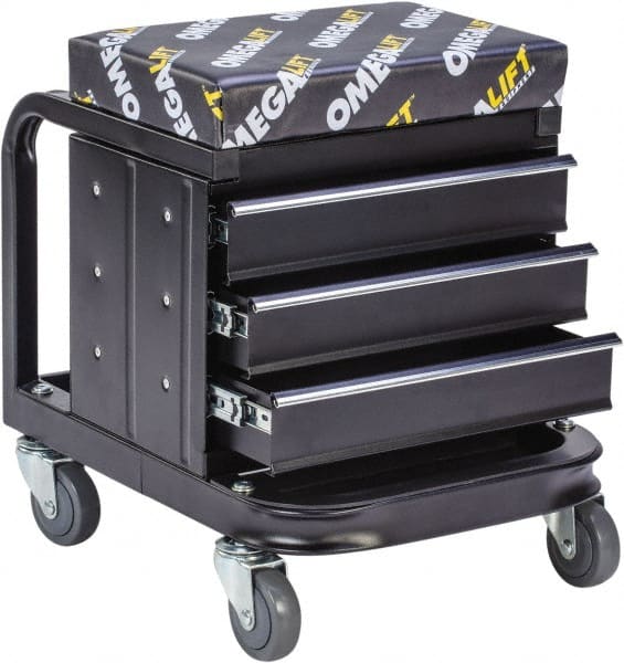 450 Lb Capacity, 4 Wheel Creeper Seat with Drawers MPN:92450