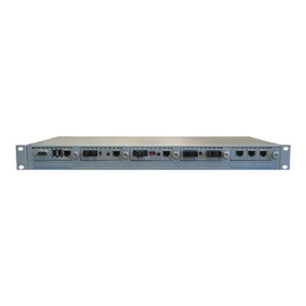 Omnitron iConverter 5-Module Chassis - Modular expansion base - 1U - rack-mountable MPN:8220-0