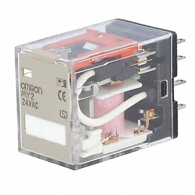 H8076 Gen Purpose Relay 8 Pin Square 24VAC MPN:MY2-AC24(S)