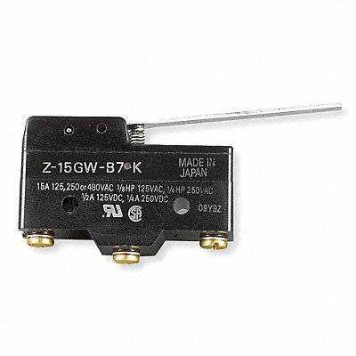 Snap Switch 20A SPDT Hinge Lever MPN:A-20GV-B7-K