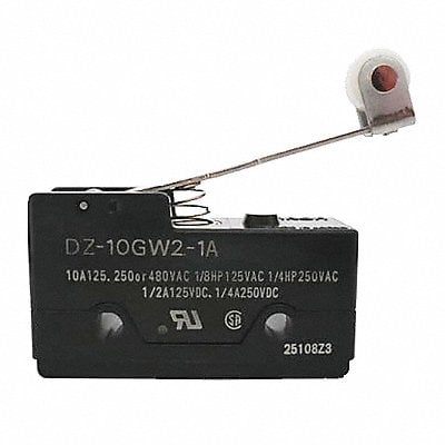 Snap Switch 10A DPDT Hinge Roller Lever MPN:DZ-10GW2-1A