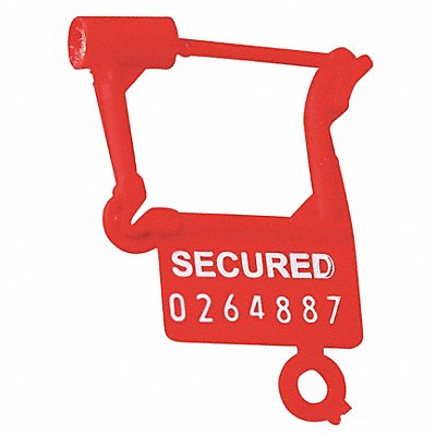 Padlock Seals Red PK1000 MPN:SPRINGLOK-RE