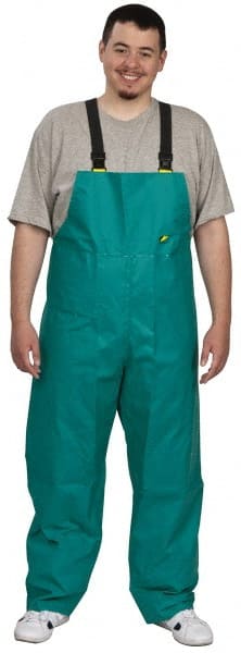 Bib Overalls: Size 2XL, Green, Nylon & PVC MPN:71050.2XL