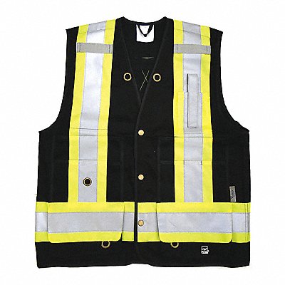 Surveyor Safety Vest Black M MPN:6165BK-M