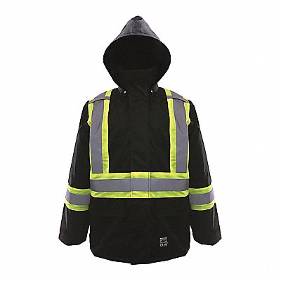 Jacket Hi-Vis Class 1 150D Black S MPN:6323JB-S