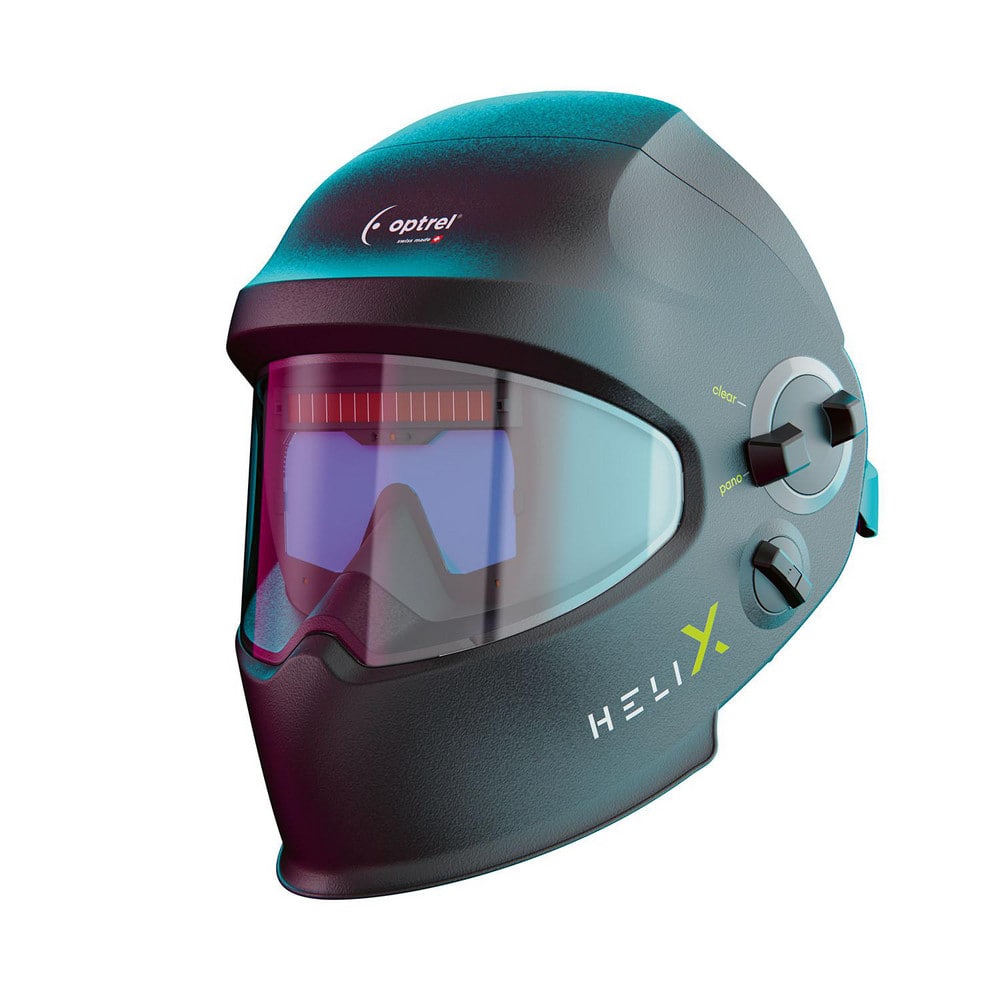 Helix CLT Welding Helmet: Black,  Polyamide,  Shade  2, 4-12, [ATT_AdjustmentType_LOV] MPN:1050.200