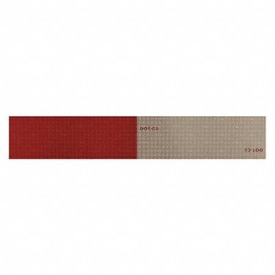 Reflective Tape Red/White 12 in.L 2 in.W MPN:18359