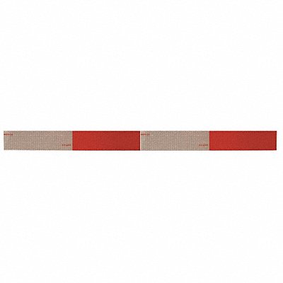 Reflective Tape Red/White 24 in.L 2 in.W MPN:18363