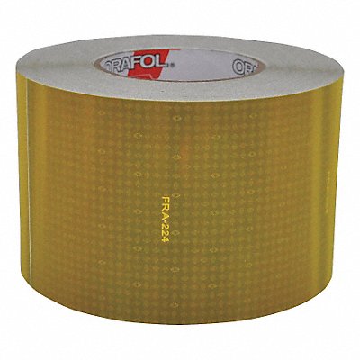 Reflective Tape W 4 In Yellow MPN:18606