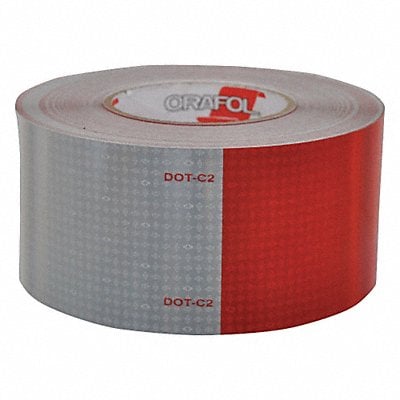 Reflective Tape W 3 In Red/White MPN:18687