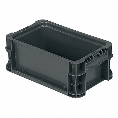 H6169 Straight Wall Container Gray Solid HDPE MPN:NSO1207-5 GRAY