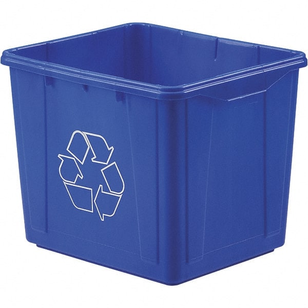 16 Gal Rectangle Blue Recycling Container MPN:NPL263