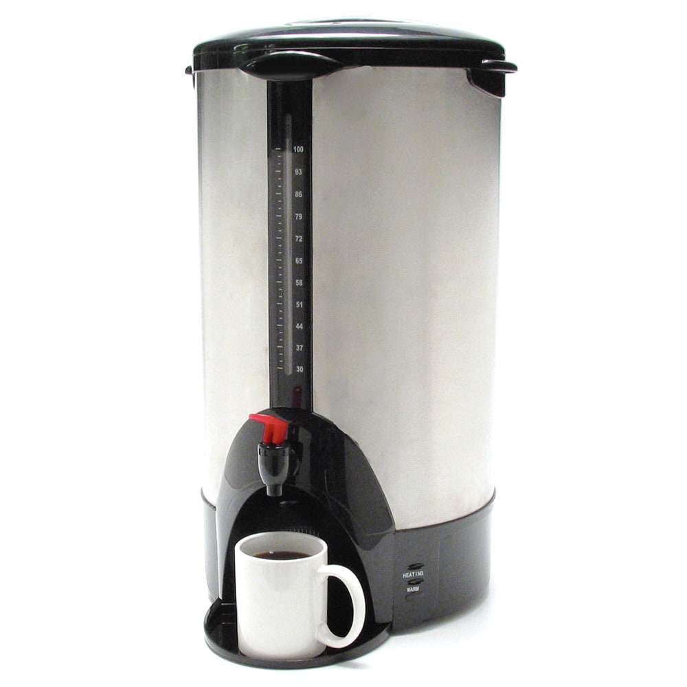 Coffee Pro 100 Cup Commercial Coffee Urn, Stainless Steel MPN:CP100