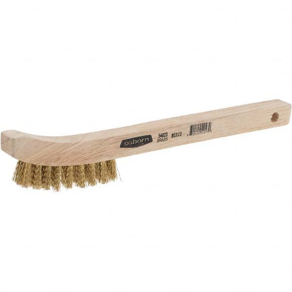 Scratch Brush, 2 Rows, 9 Columns, Brass MPN:0005402300