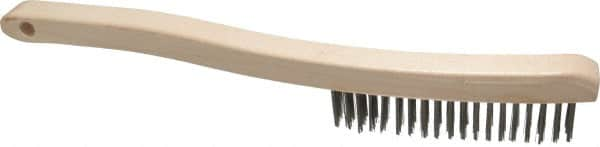 Scratch Brush, 3 Rows, 19 Columns, Stainless Steel MPN:0008300700