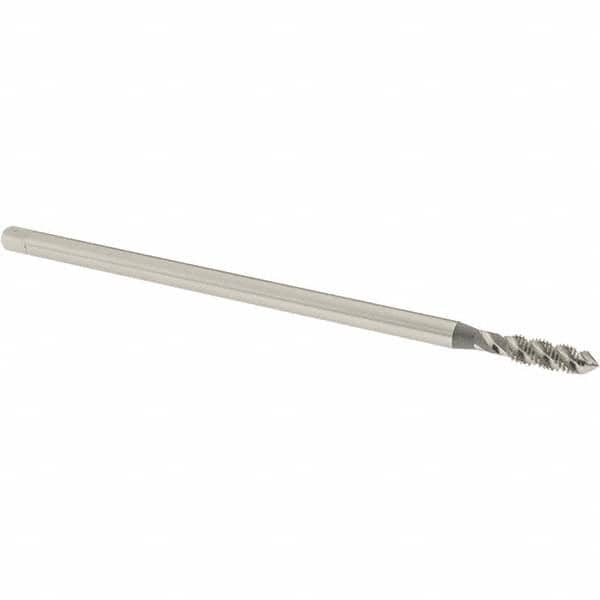 Extension Tap: 1/4-28, 3 Flutes, H3, Bright/Uncoated, High Speed Steel, Spiral Flute MPN:1298200