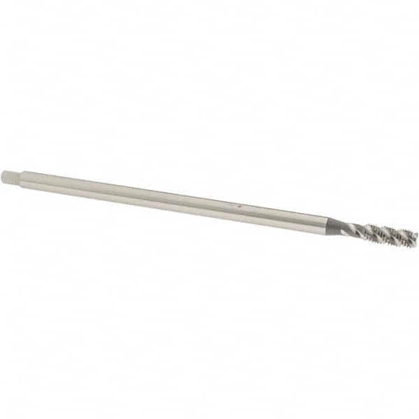 Extension Tap: 1/4-28, 3 Flutes, H3, Bright/Uncoated, High Speed Steel, Spiral Flute MPN:1298300