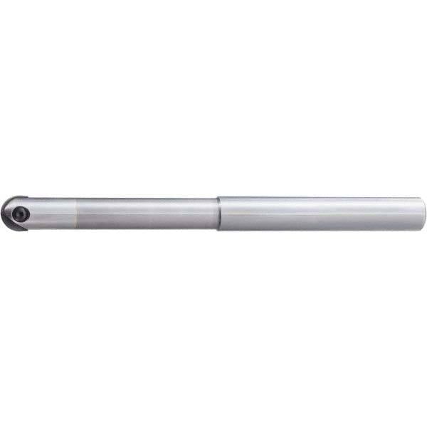 Indexable Ball Nose End Mill: 16 mm Cut Dia, Solid Carbide, 160 mm OAL MPN:7801441