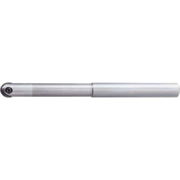 Indexable Ball Nose End Mill: 25 mm Cut Dia, Solid Carbide, 200 mm OAL MPN:7801443