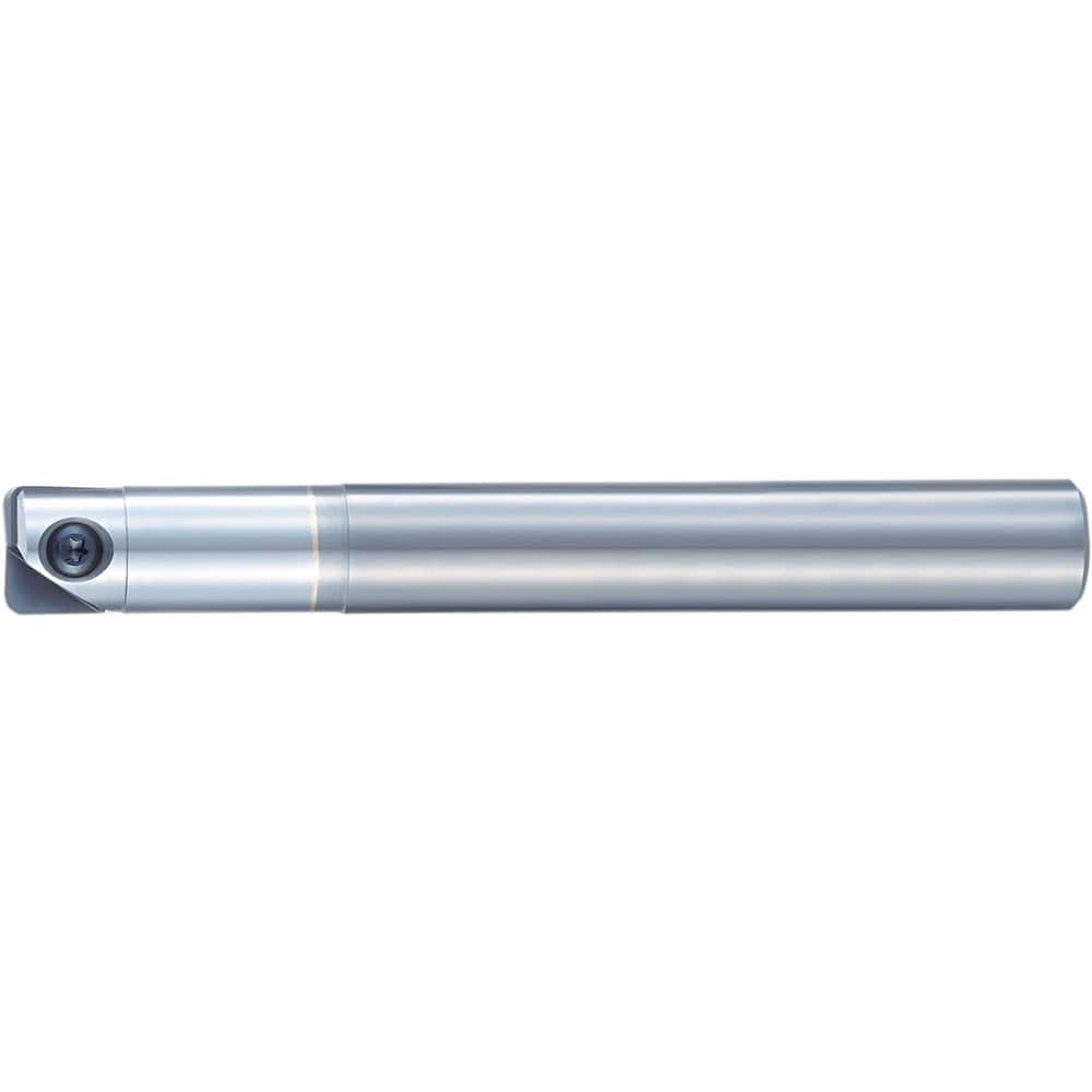 Indexable High-Feed End Mill: 6 mm Cut Dia, 6 mm Straight Shank MPN:7832039