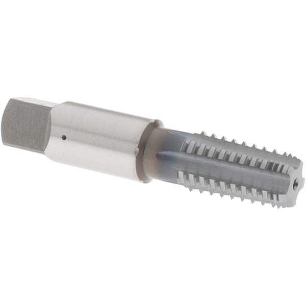 1/8-27 NPT, 5 Flutes, TiCN Coated, High Speed Steel, Interrupted Thread Pipe Tap MPN:1315108