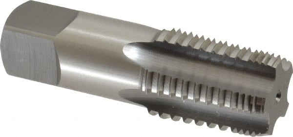 3/4-14 NPT, 5 Flutes, Bright Finish, High Speed Steel, Interrupted Thread Pipe Tap MPN:1315600