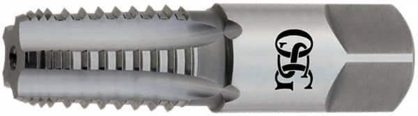 1/8-27 NPTF, 5 Flutes, TiCN Coated, High Speed Steel, Interrupted Thread Pipe Tap MPN:3310108